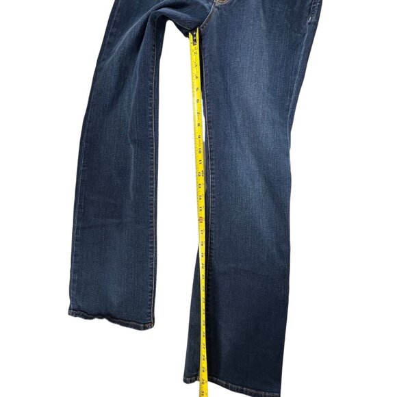 Lucky Brand Blue Denim Jeans Sweet N Low Bootcut 12/31R Classic Style Mid-Rise - Picture 16 of 16